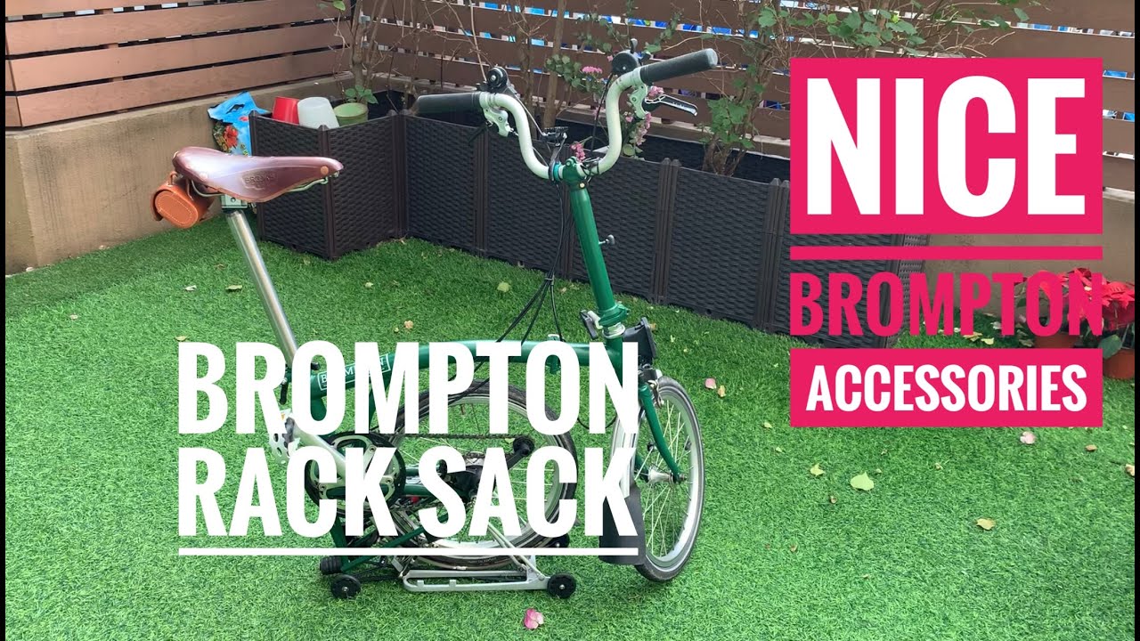 Nice Brompton Accessories - Brompton Rack Sack bag