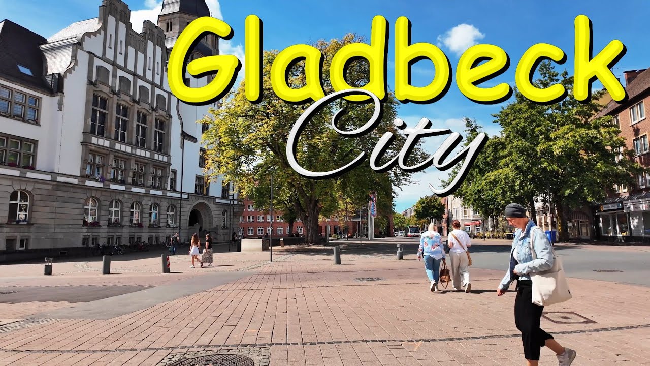 Gladbeck - Ein kleiner Rundgang durch die City 🏃‍♀️ 🥰Germany Ruhrgebiet🇩🇪👍4K