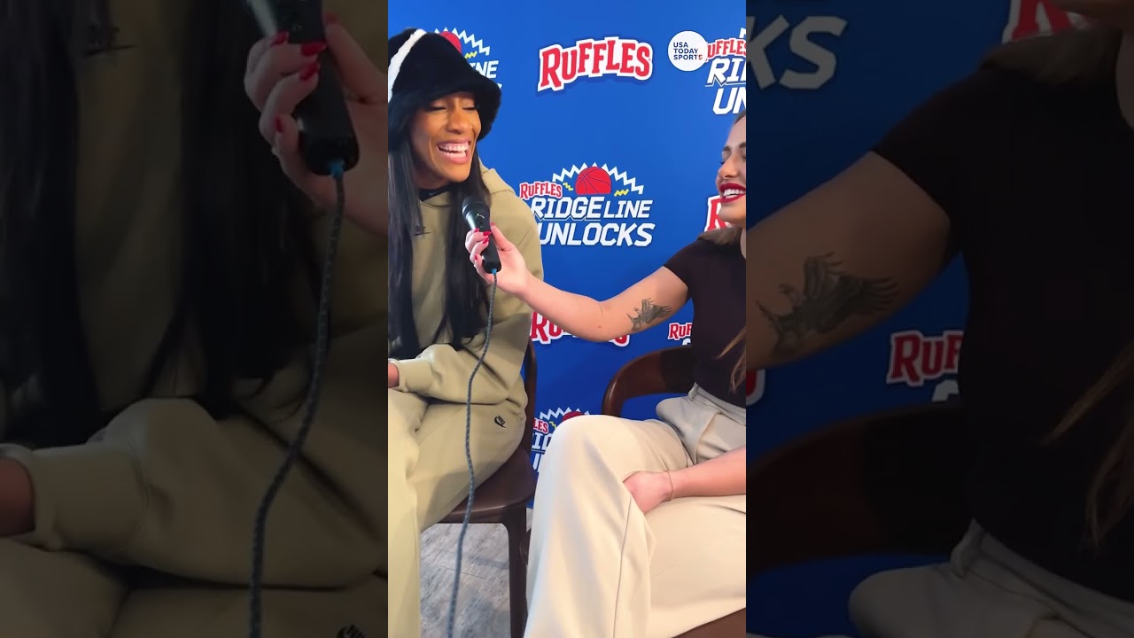 A’ja Wilson talks Caitlin Clark