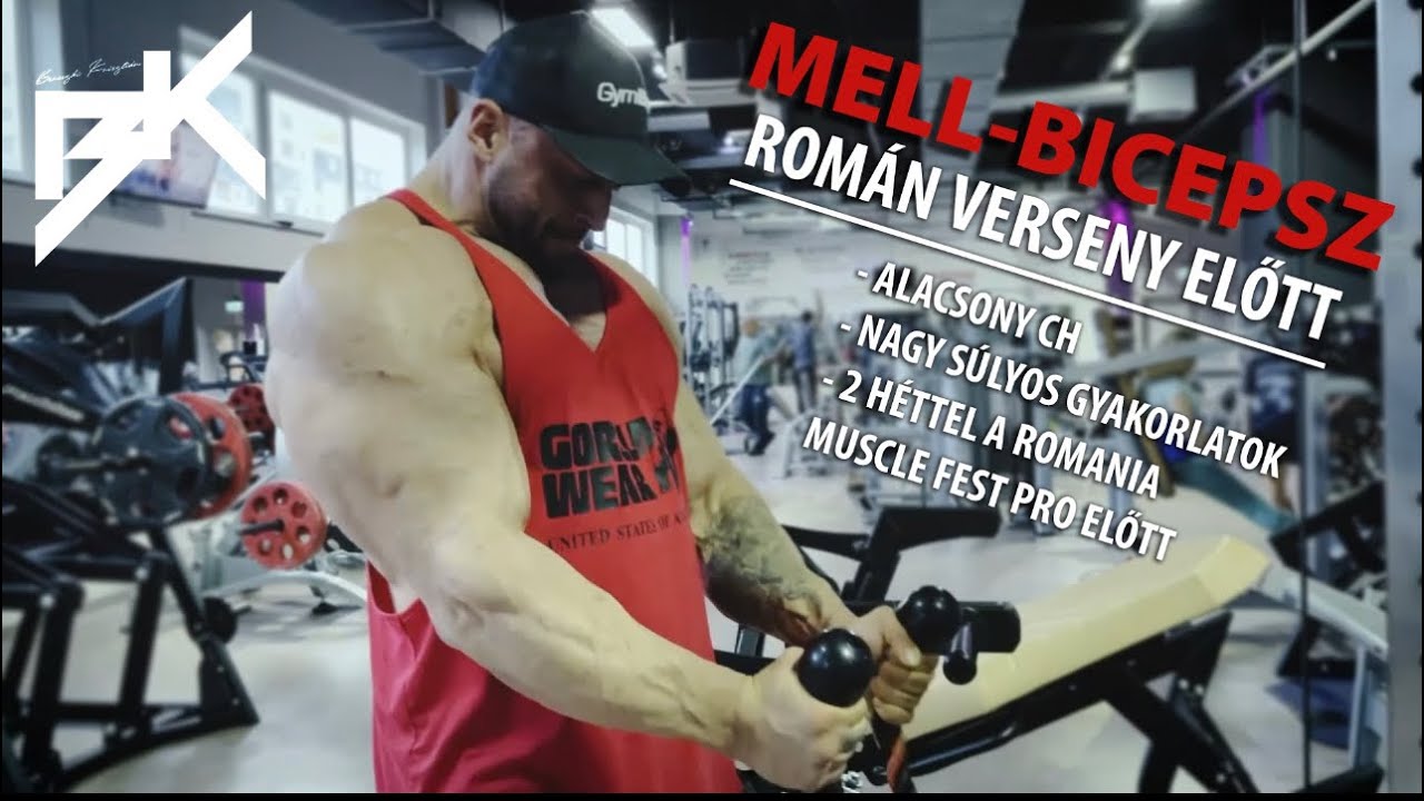 MELL-BICEPSZ EDZÉS / KÉT HÉTTEL VERSENY ELŐTT/