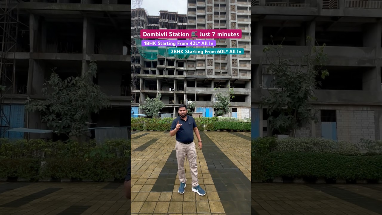 1BHk & 2BHk Flats Near Dombivli Station 🚉.