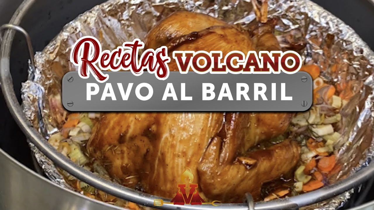 🍗  Pavo Asado al Barril con Volcano Asadores 🔥