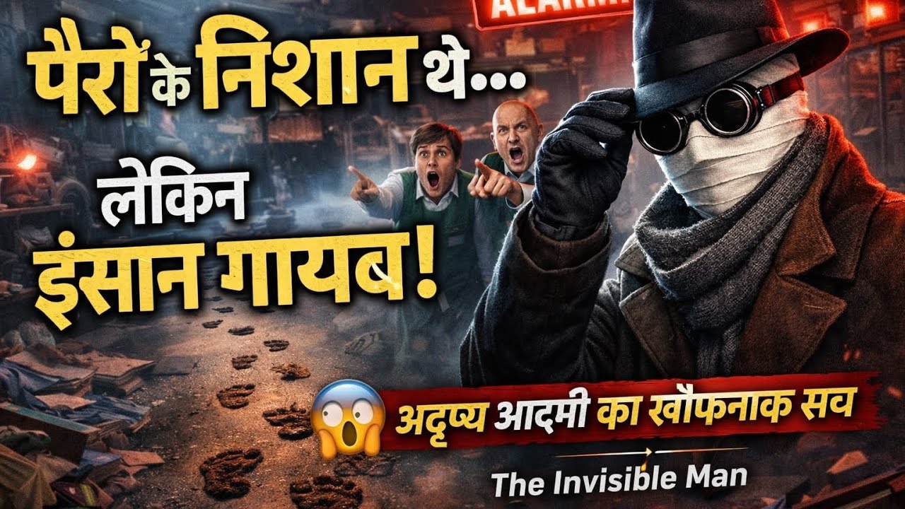The Invisible Man😲❤️ #TheInvisibleMan#Class10English #footprintswithoutfeet #HindiExplanation 🔥#cbse