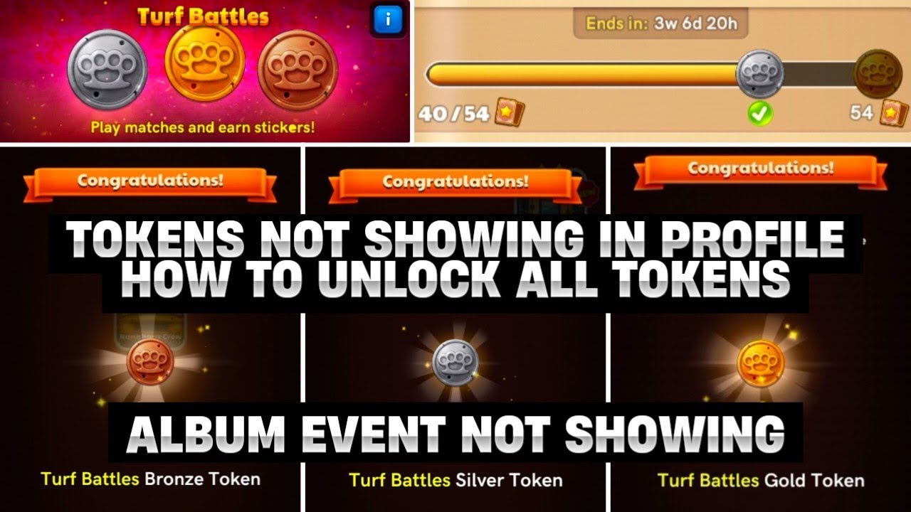 Album Event Not Showing in Account | Tokens Not Showing in Profile | Carrom Pool