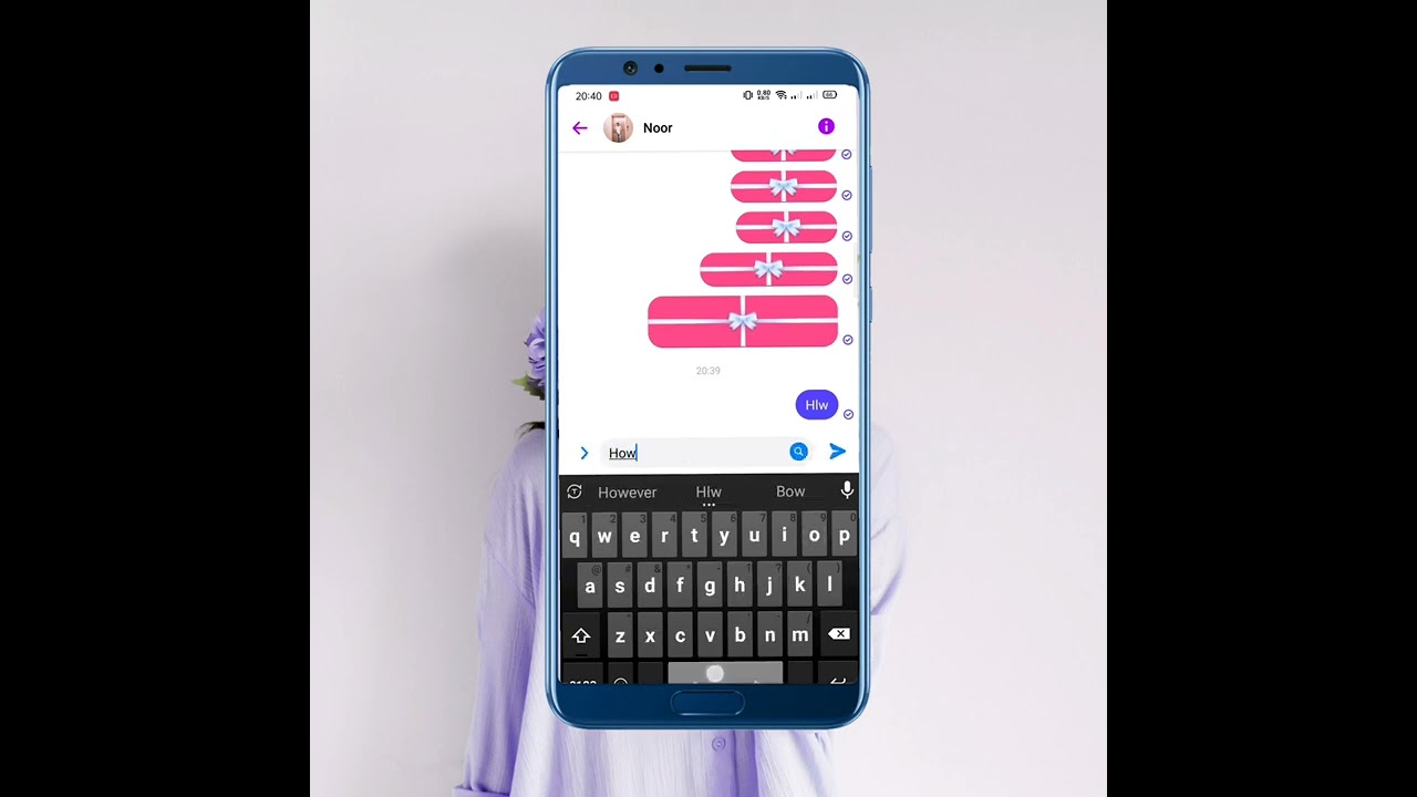 How to Facebook messenger box sms send Your friend.#shorts