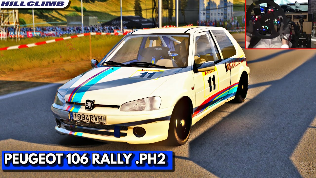 PEUGEOT 106 RALLY PHASE 2  ! Assetto Corsa / Simagic