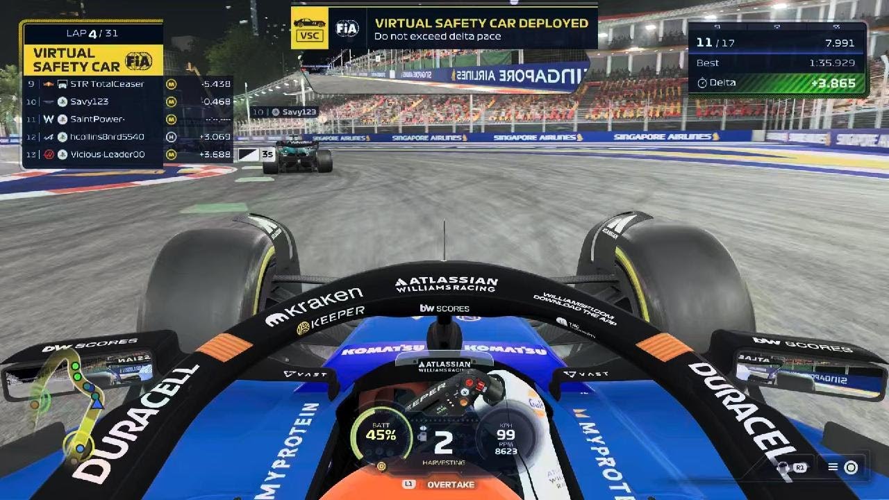 Los endos ??????? Lap 4 Singapore