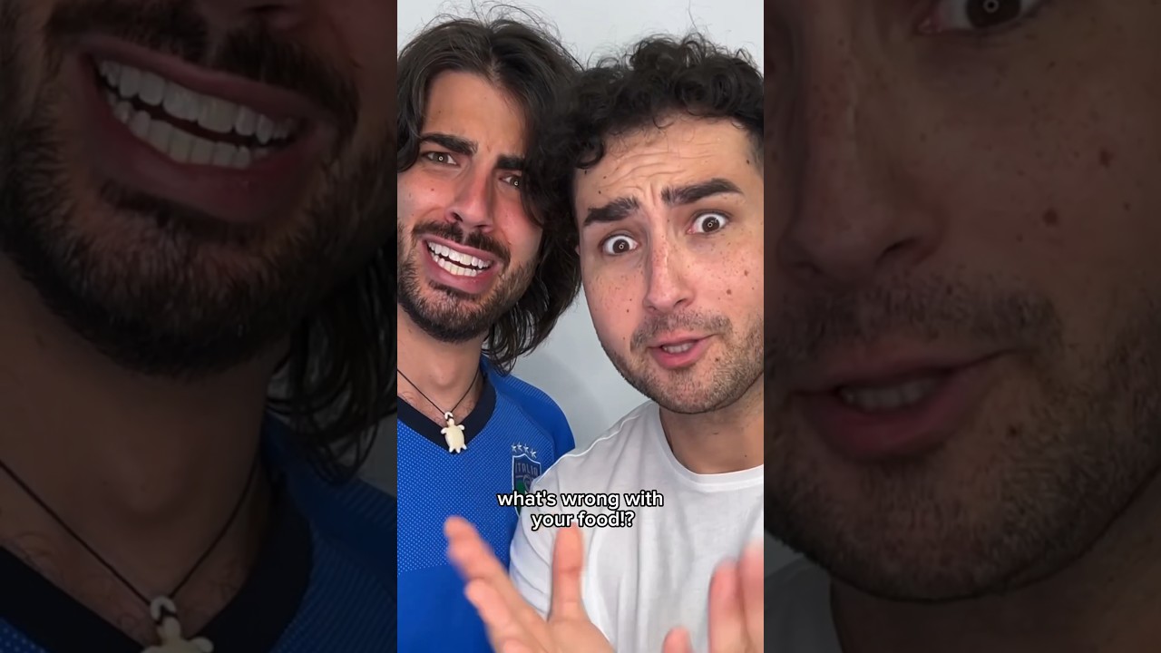 Italians reacting to WEIRD American food