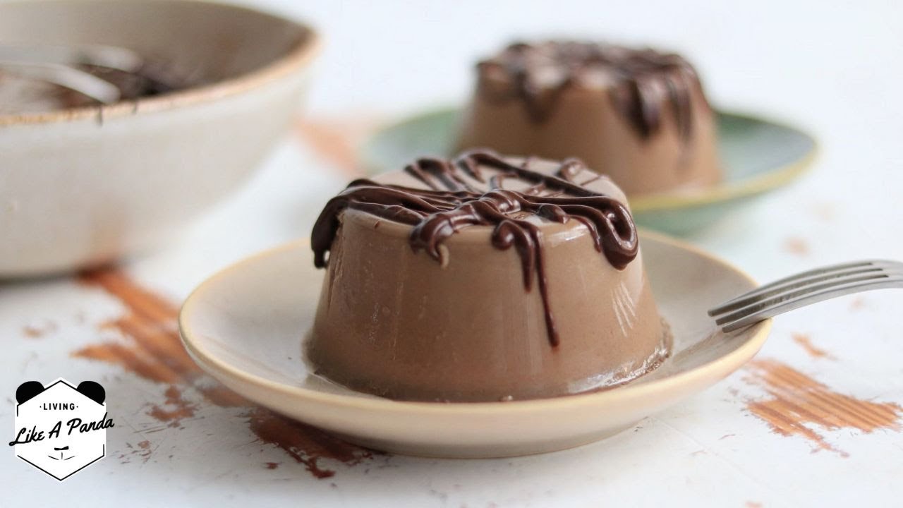 PANNA COTTA de CHOCOLATE | Living Like A Panda