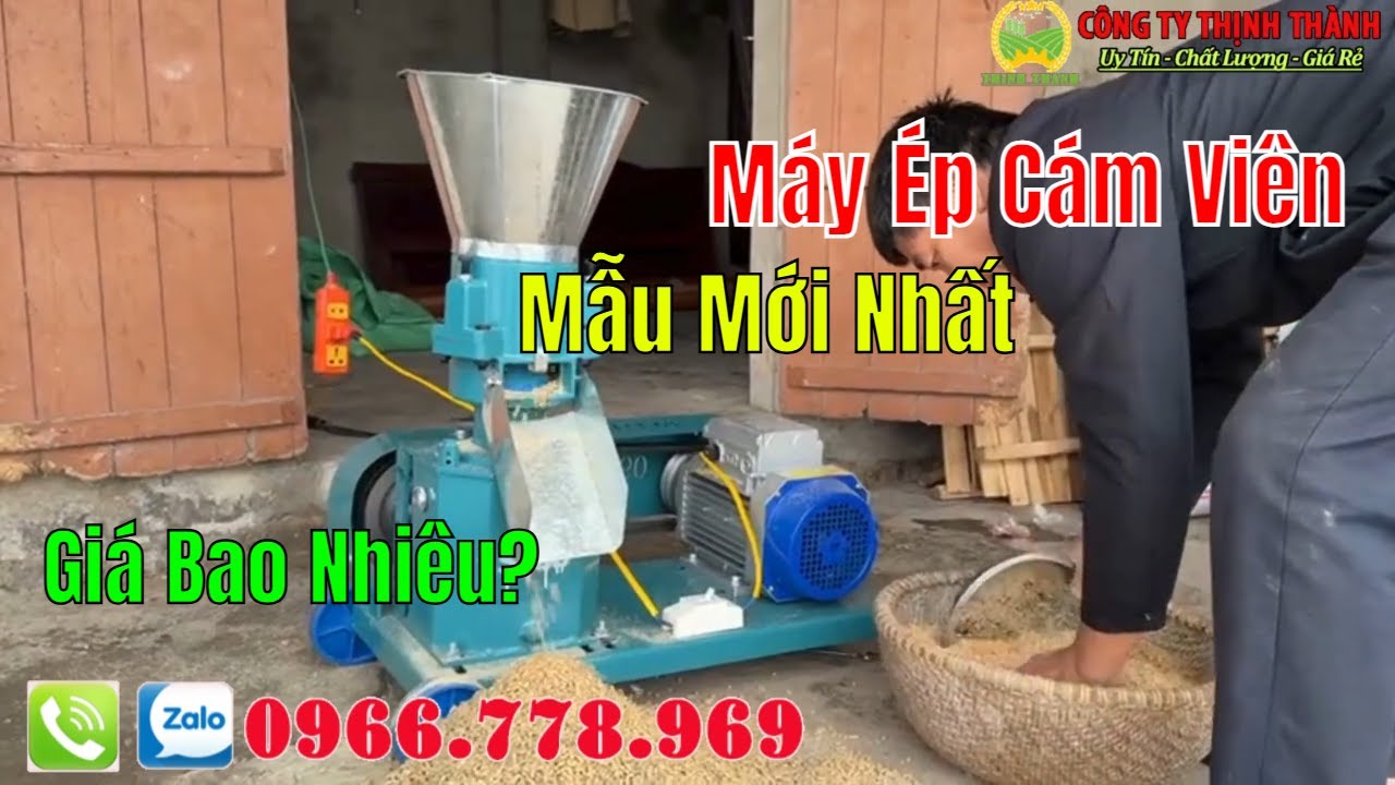 Máy Ép Cám Viên Mẫu Gia Đình Mới Nhất Giá Bao Nhiêu ?