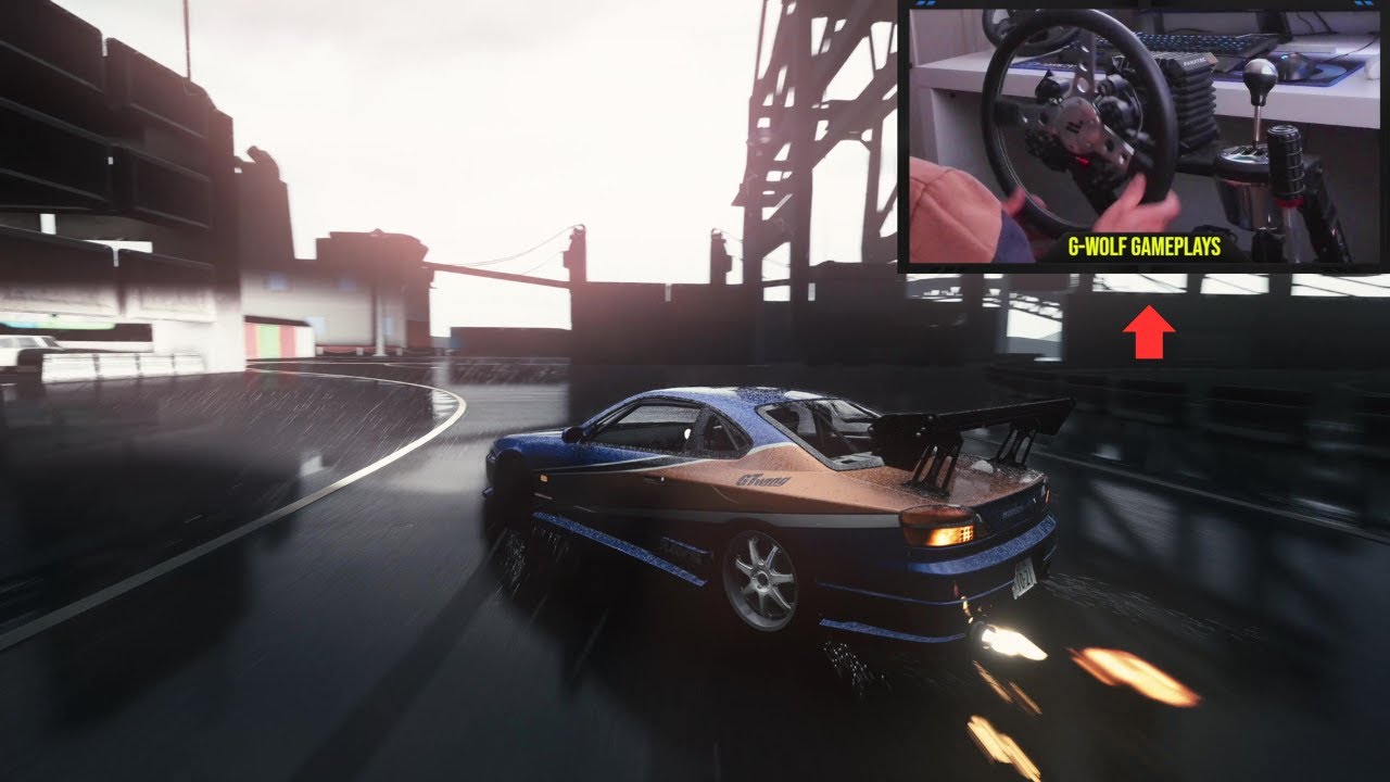 Drifting Han`s Mona Lisa S15 on a rainy day -  Assetto Corsa | Fanatec CSL DD