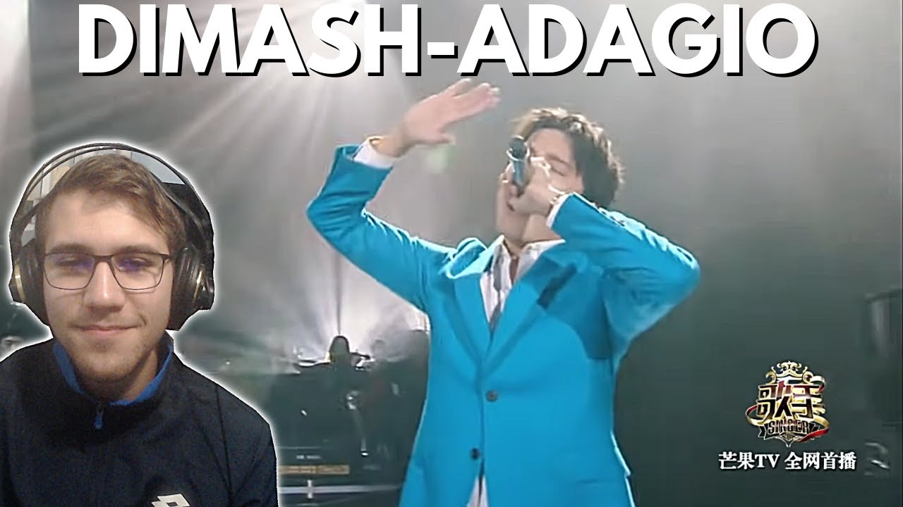 Reacting To Adagio by Dimash @ The singer!!!