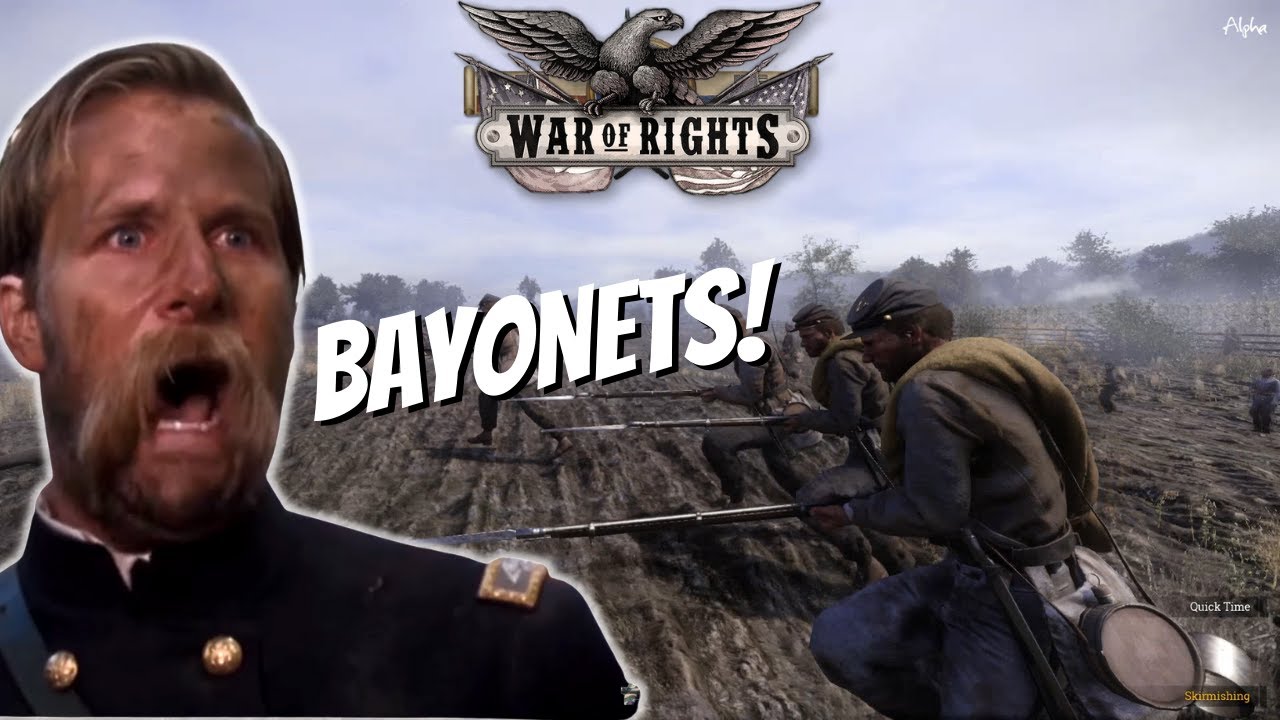 AN EPIC BAYONET CHARGE TO CLUTCH VICTORY | War of Rights Line Battle!