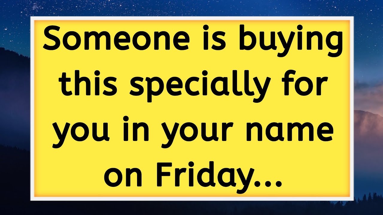 💌God message: Someone is buying this specially for you in your name on Friday...🌈@GodFaith1111