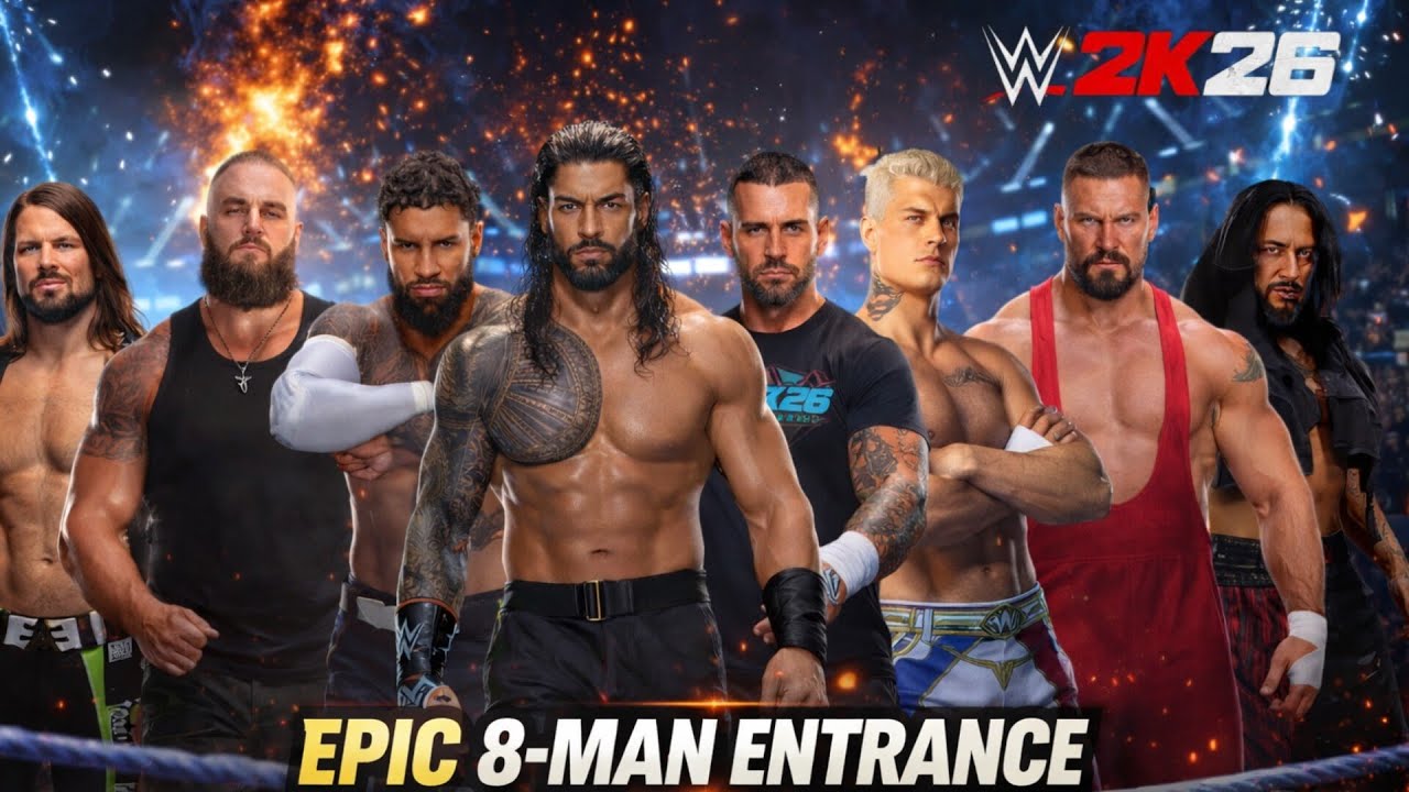 Wwe Superstars. One Ring. Pure Chaos! | WWE 2K26 Epic Entrances