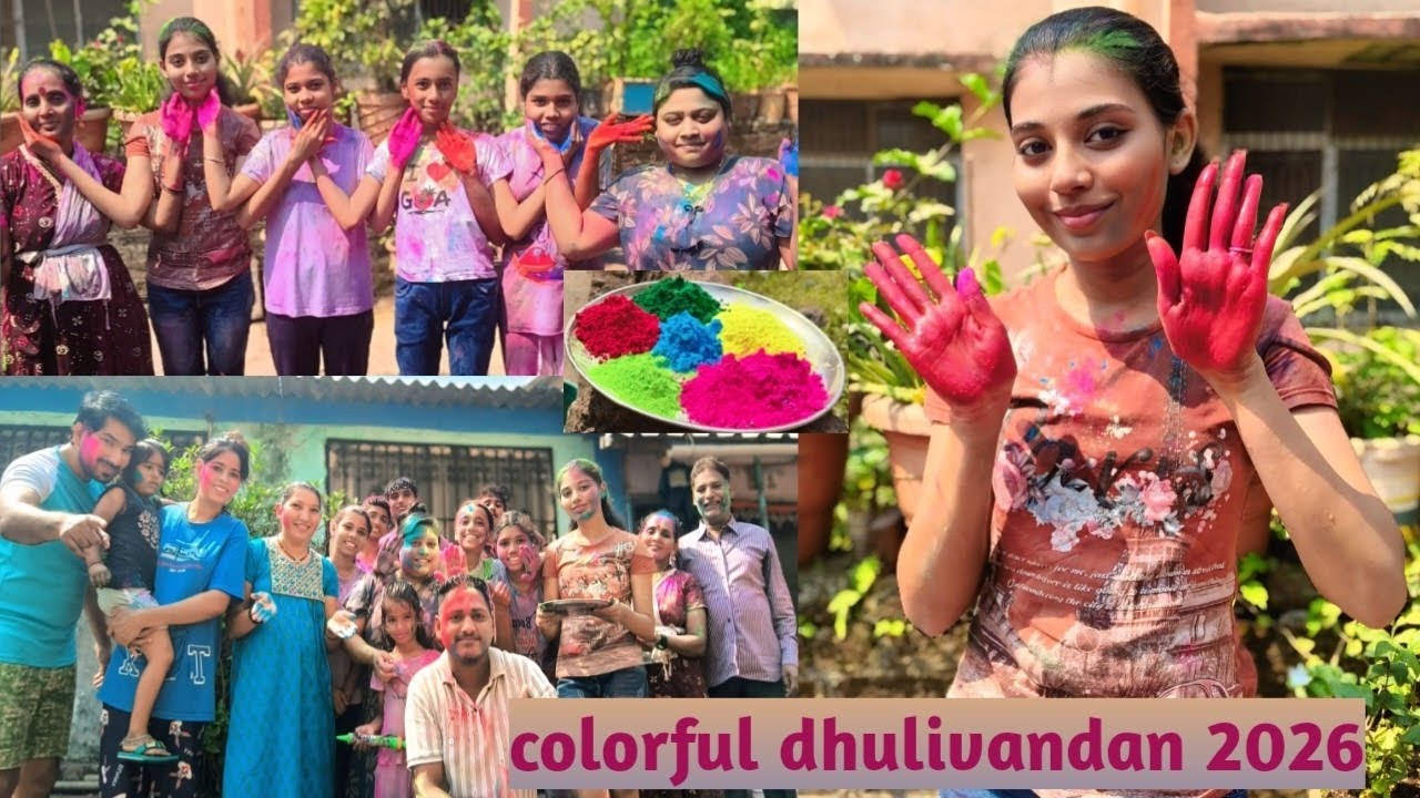 Holi celebration 2026| Full Masti vlog|It's tanu vlog 💖|