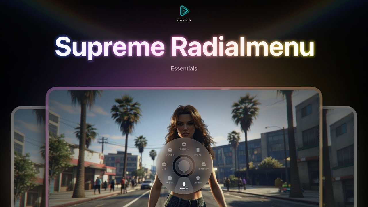 CodeM Supreme Radialmenu - Free Radial Menu Script