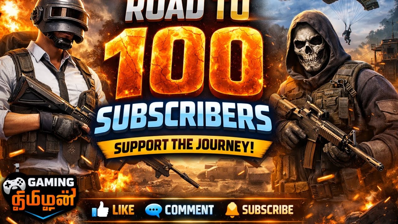 Road to 100 💪 Let’s Build Gaming தமிழன் Family