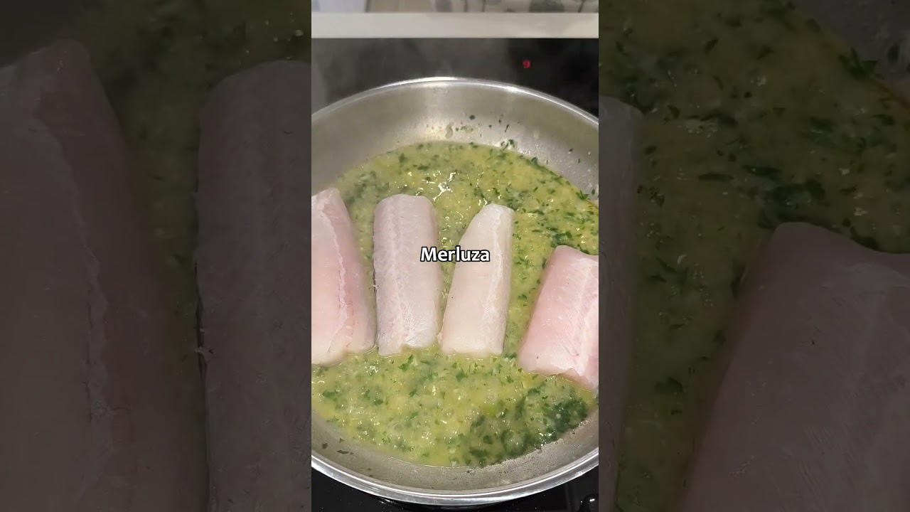 MERLUZA EN SALSA VERDE #recetacasera #merluza #salsaverde
