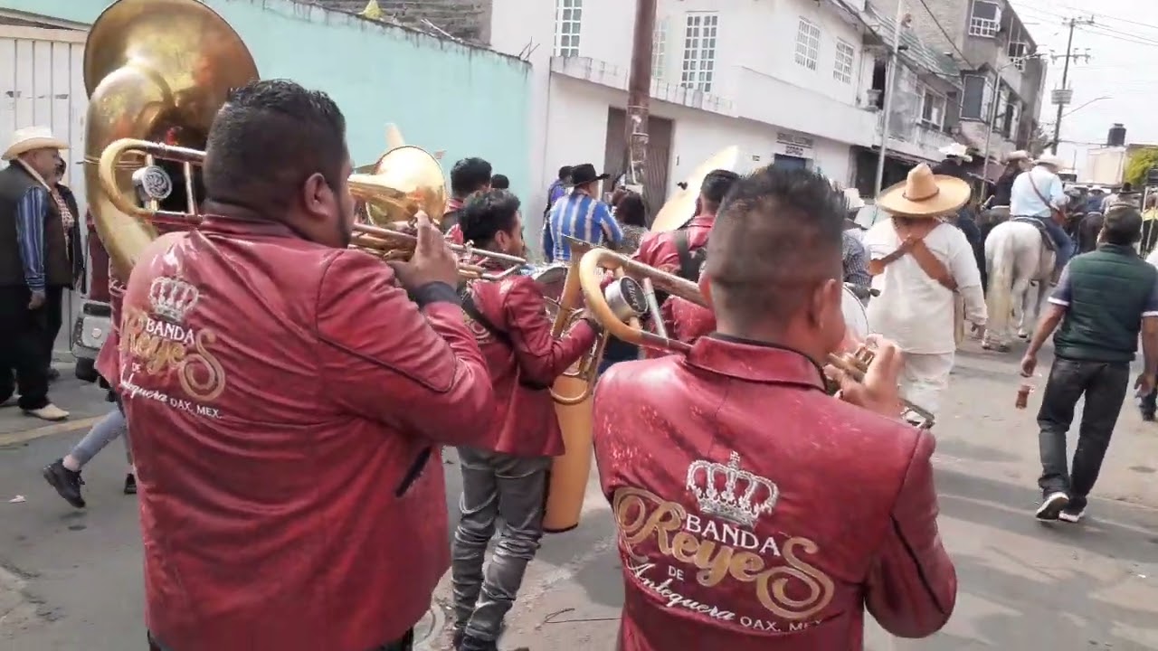 Banda Reyes De Antequera - La Pajarera/El Novillo Despuntado - En Santa Maria Aztahuacan 2022