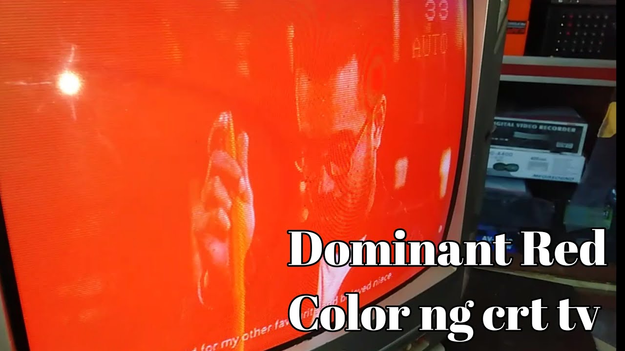 Abnormal color display dominant red pano ayusin to