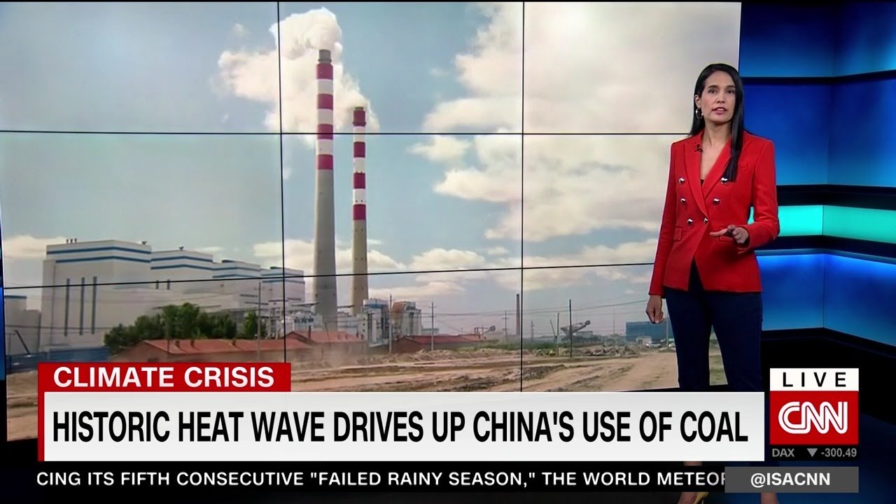 Historic heat wave drives up China's use of coal