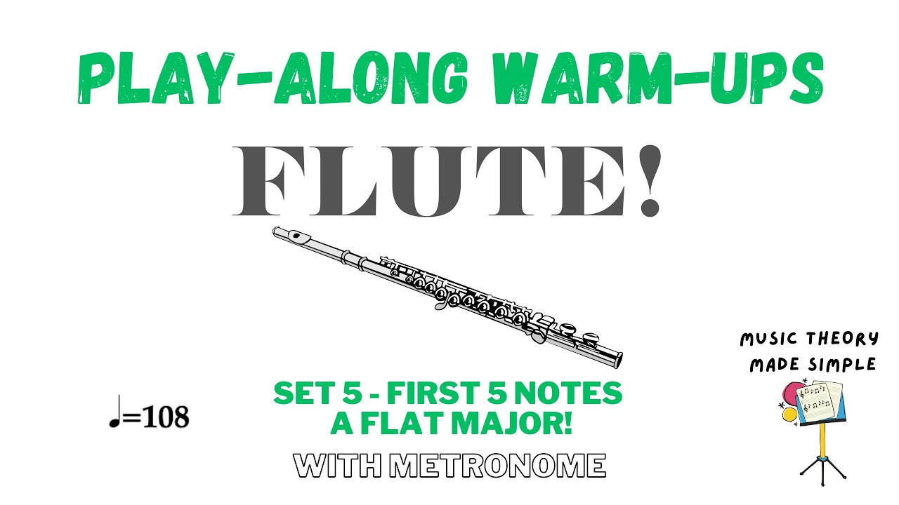 Your Daily Flute Warm-Up 💨 | Play-Along 5 for beginner flutists!