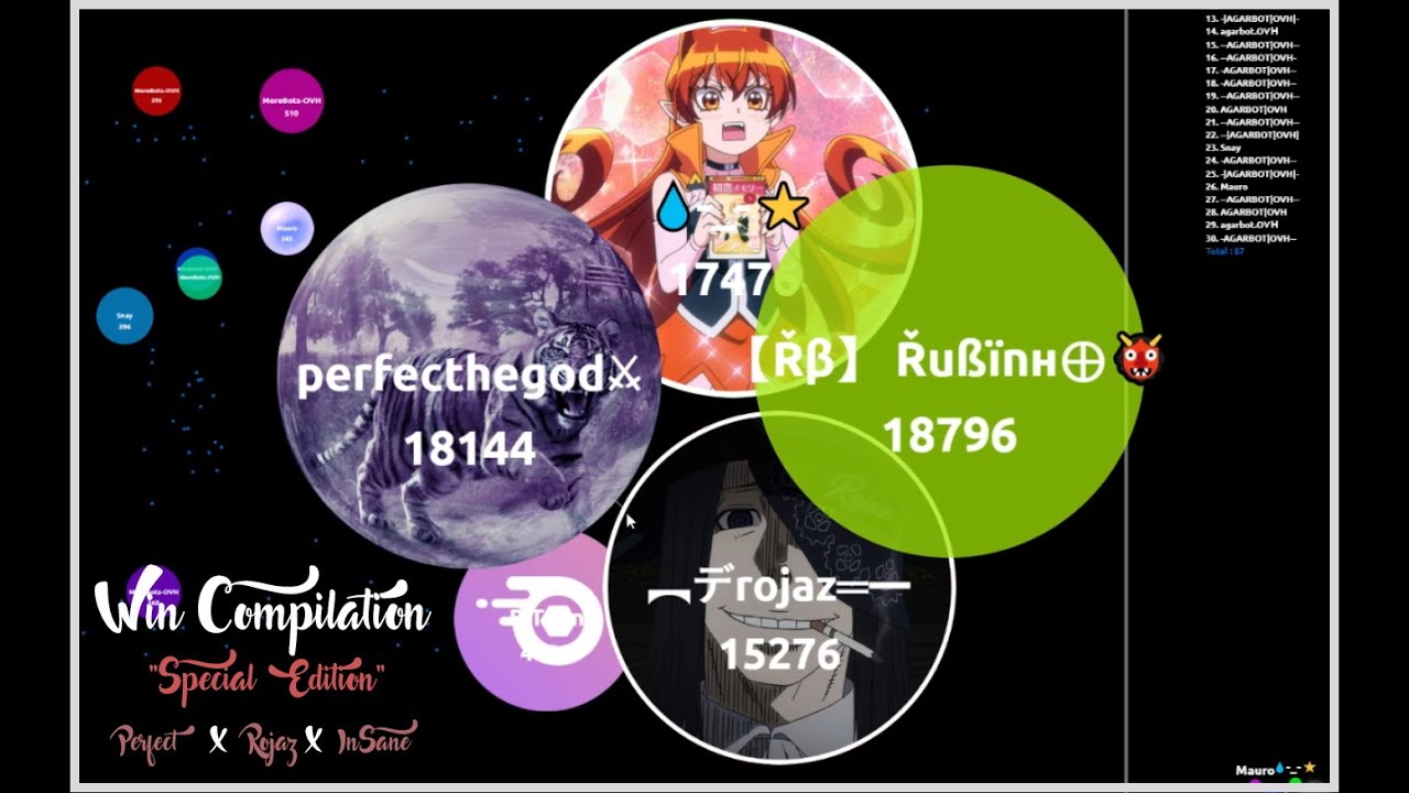 Agar.io | Win Compilation 