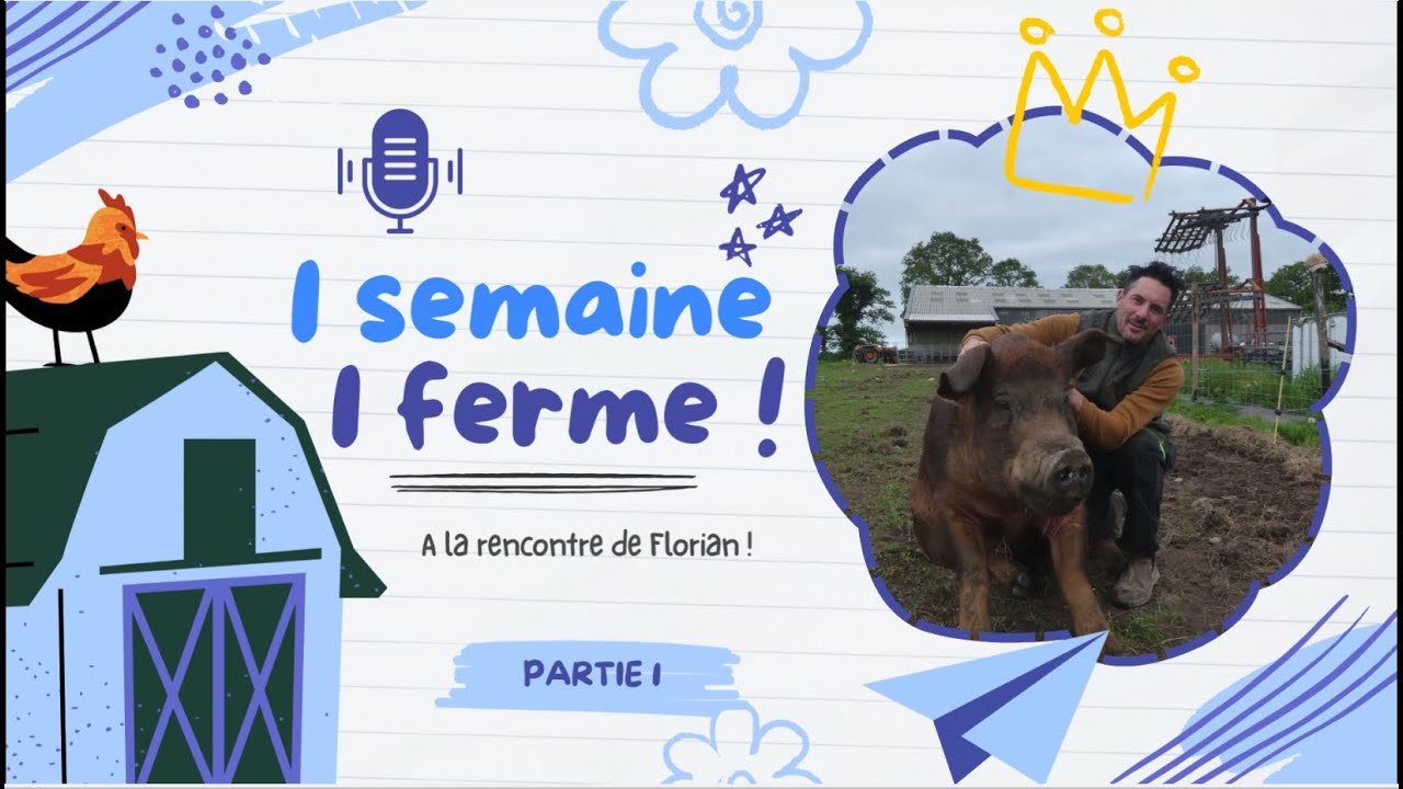 Présentation de Florian de la Ferme du Petit Lannac'h, éleveur de porc en plein air