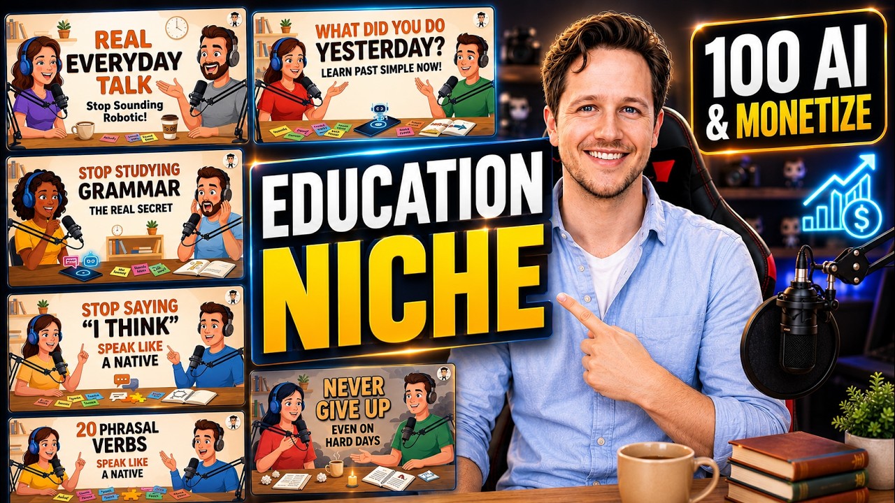 Create Unlimited AI Videos for an Education Channel Using Free AI Tools | Earn $5K/Month