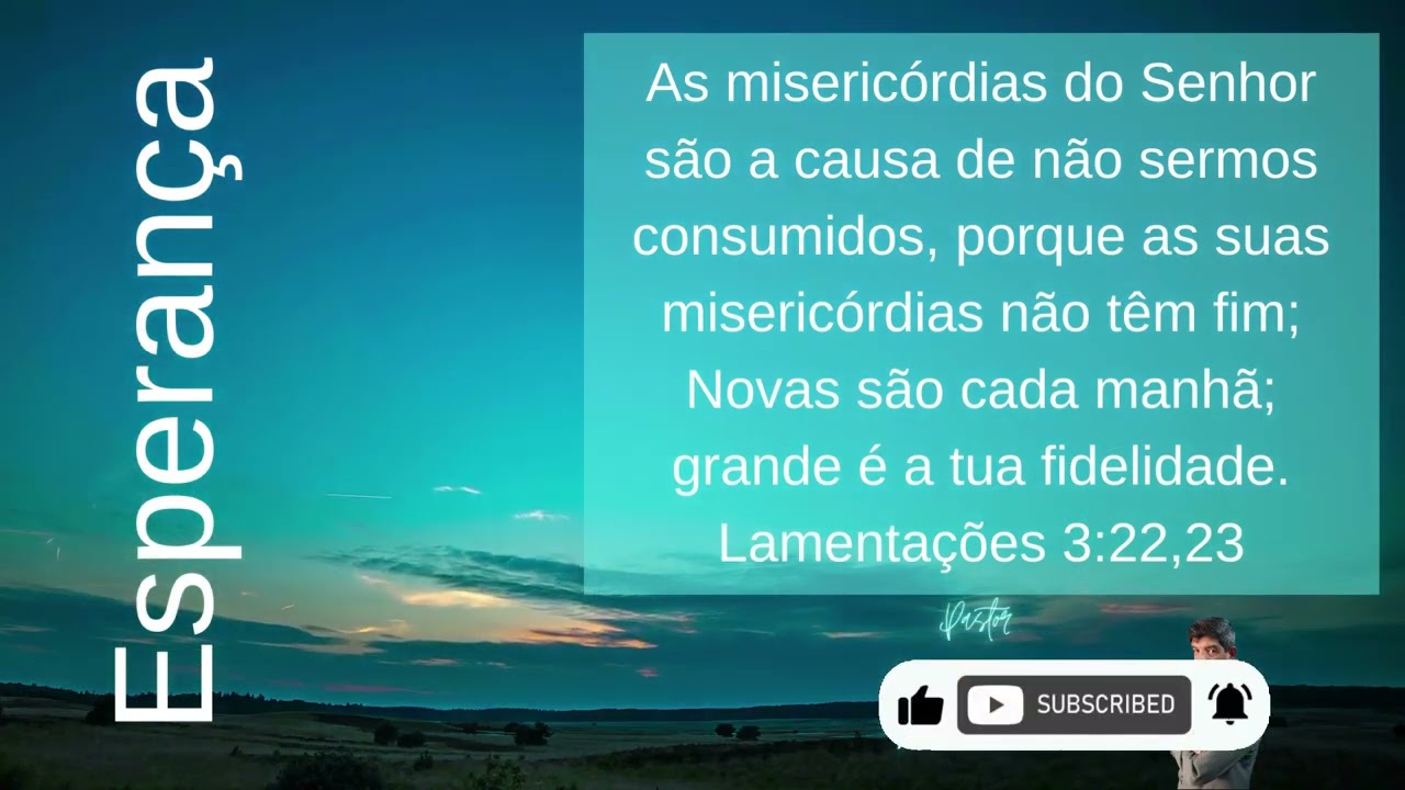 📖Esperan&ccedil;a em Cristo Jesus