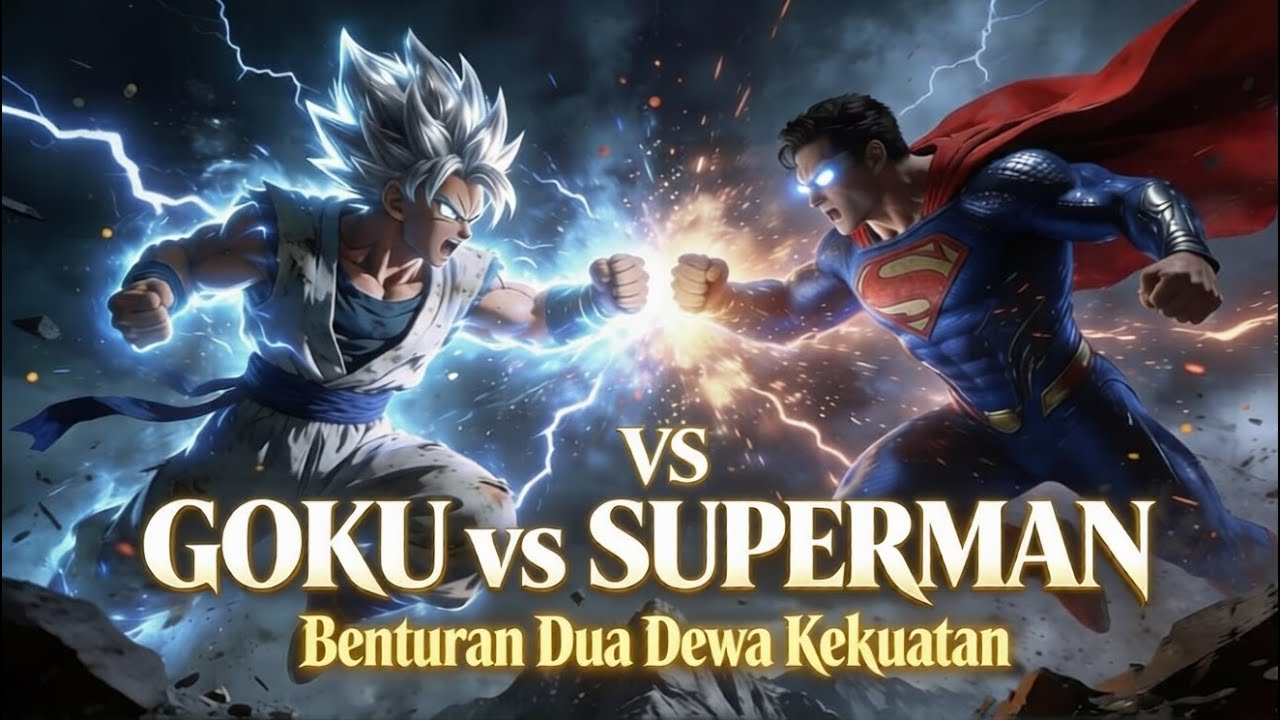 GOKU vs SUPERMAN — Pertarungan Terkuat Sepanjang Sejarah!