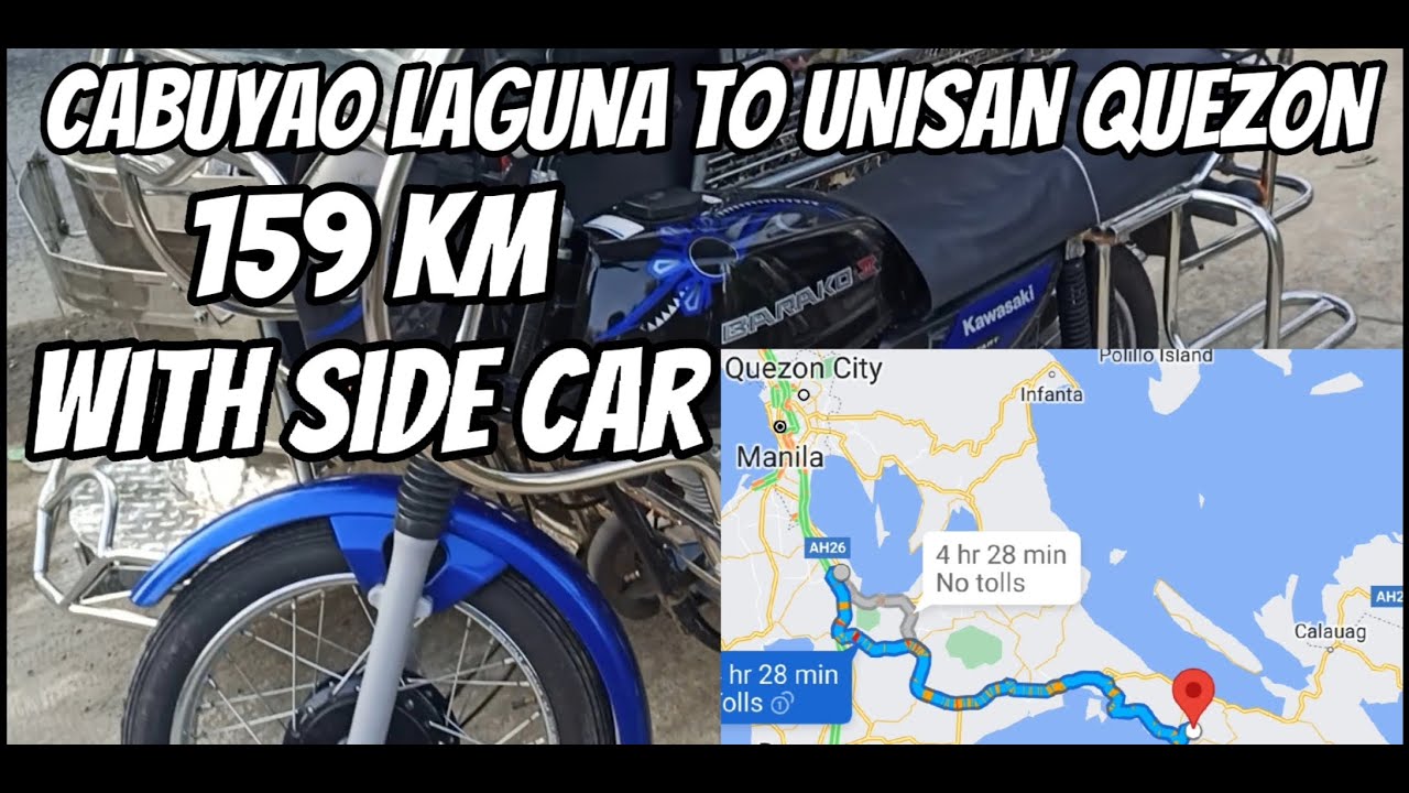 KAWASAKI BARAKO 3 LONG RIDE | WITH SIDECAR | CABUYAO LAGUNA TO UNISAN QUEZON