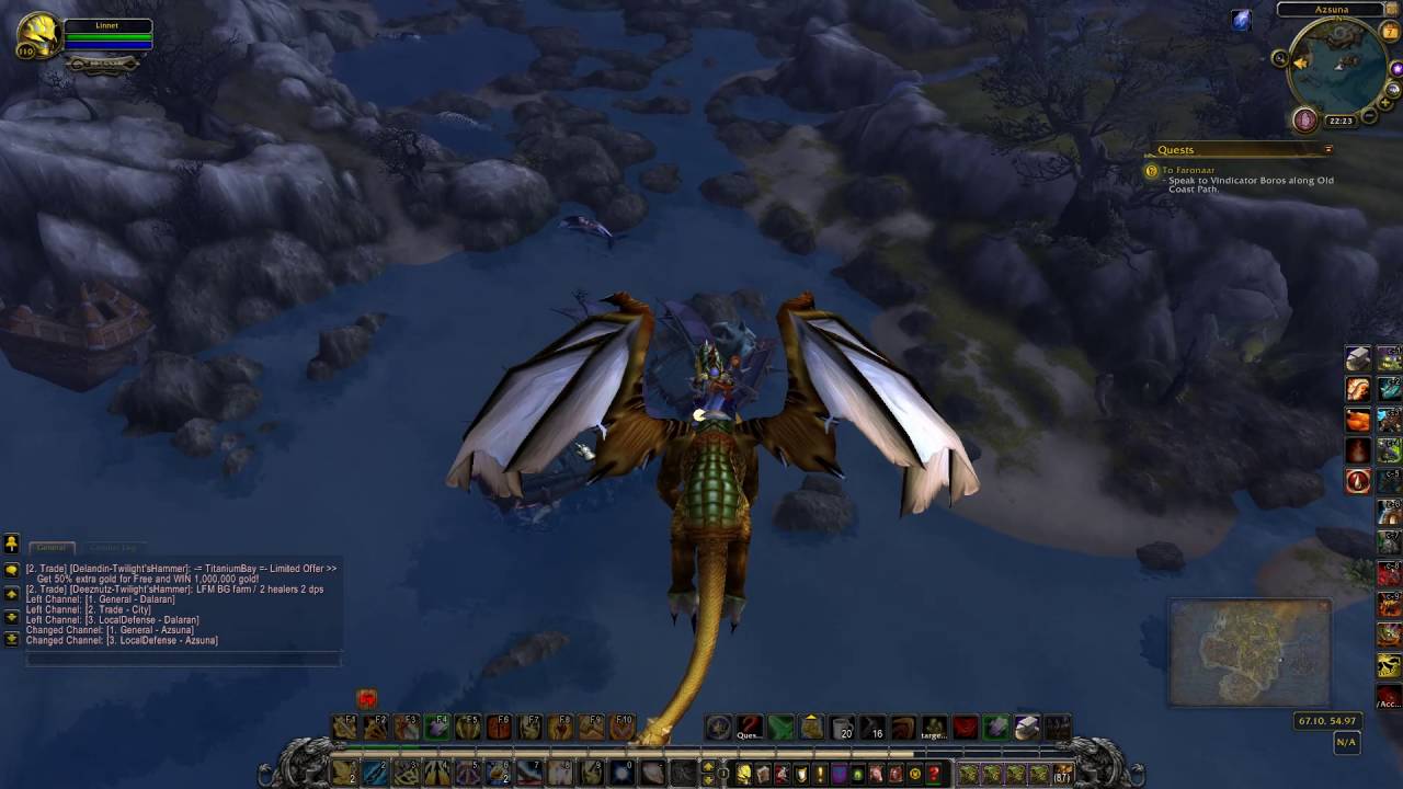 To Faronaar Quest ID 42886 Playthrough Broken Isles