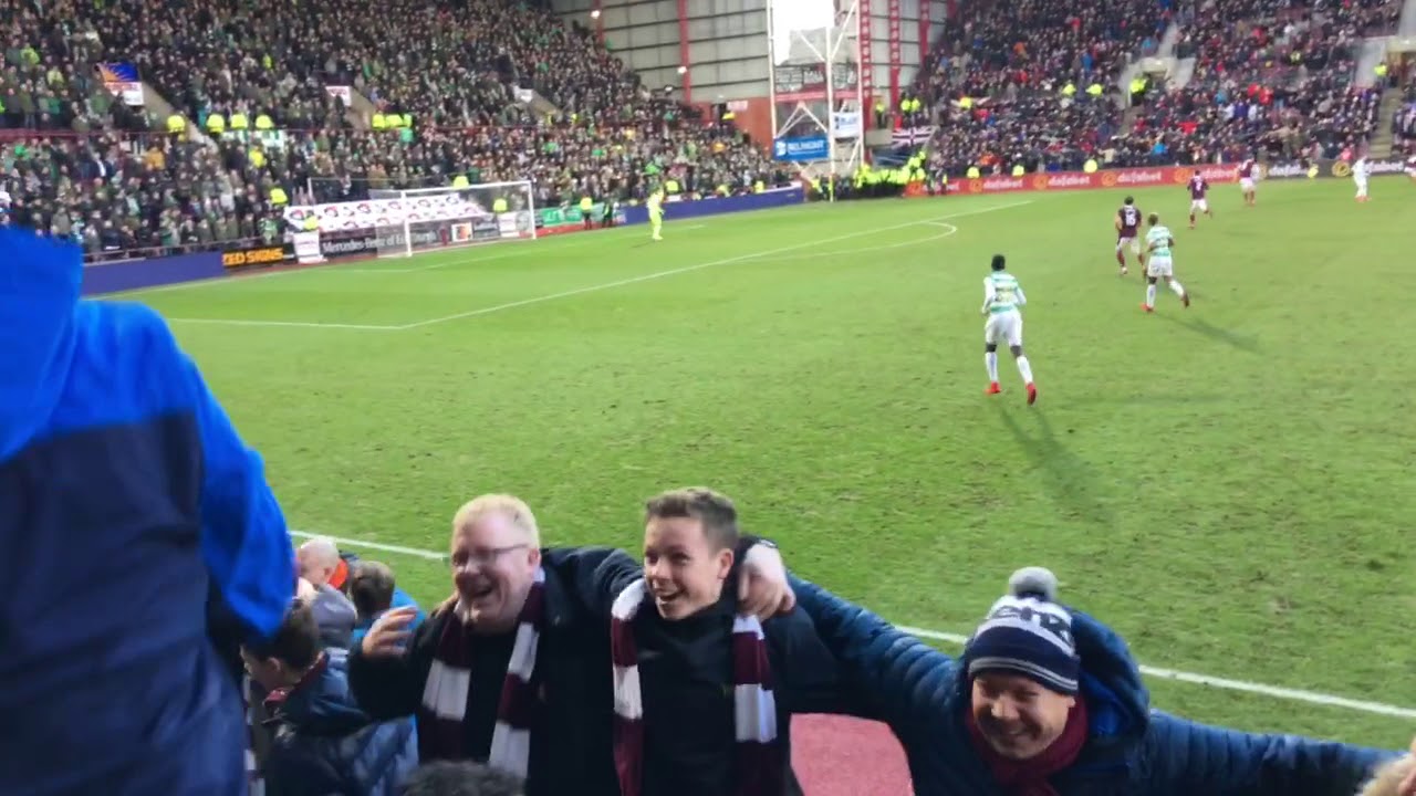 Hearts 4 Celtic 0.  David Milinkovic Penalty