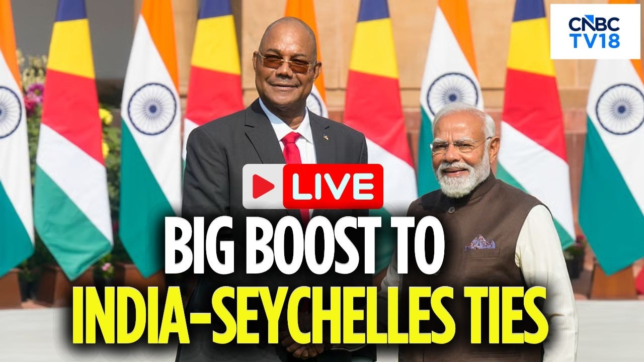 LIVE: PM Modi Holds Bilateral Talks With Seychelles President Herminie | India-Seychelles Ties |N18G