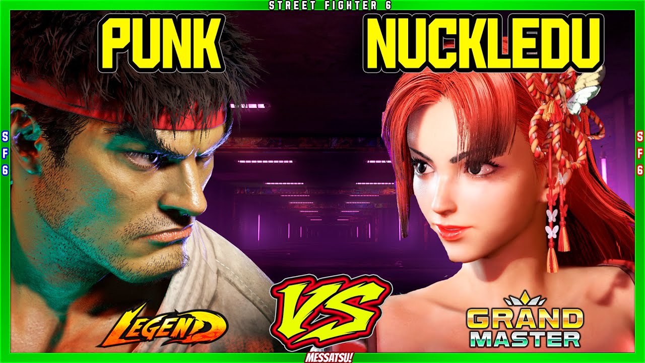 SF6 Punk (Ryu) VS NuckleDu (Mai)💥Messatsu!💥スト6💥Street fighter 6