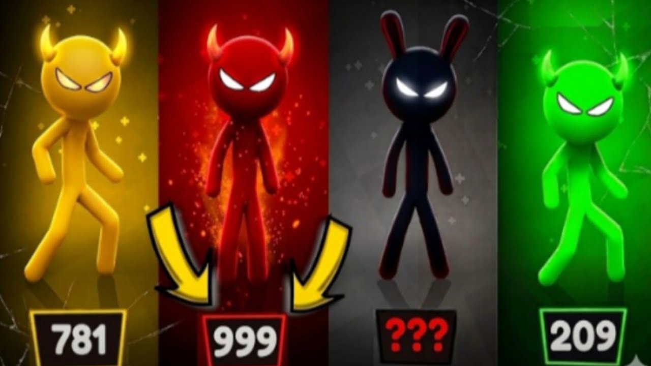 The Stickman Mini games Tournament|Stick Man Party 1234 Players Gameplay 