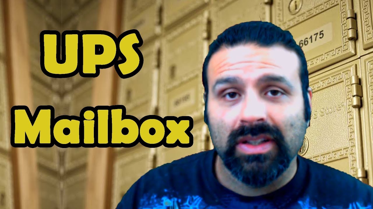 UPS Mailbox with Street Address