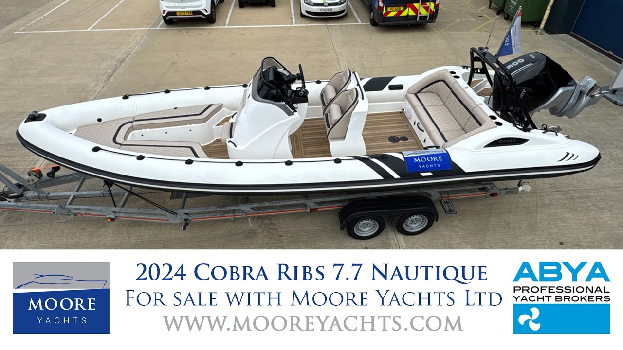 2024 Model Cobra RIBS Nautique 7.7 for sale with Moore Yachts Ltd