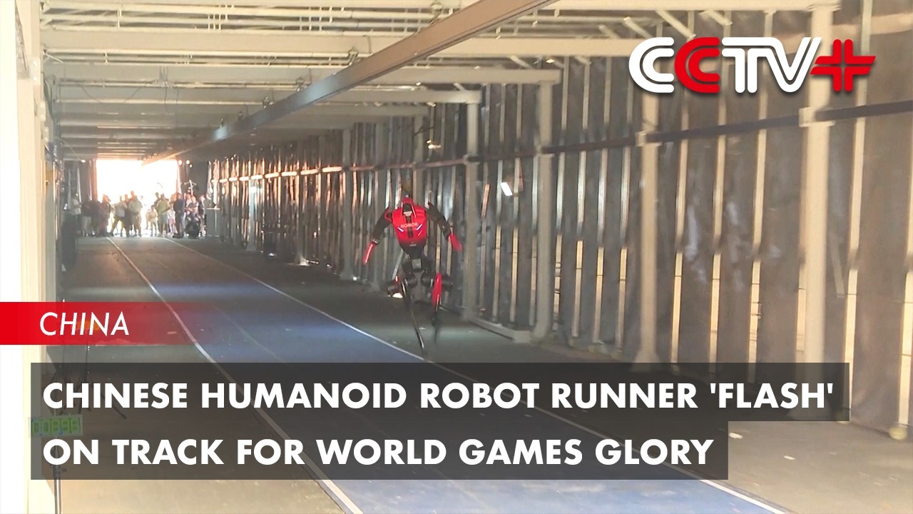 Chinese Humanoid Robot Runner 'Flash' on Track for World Games Glory