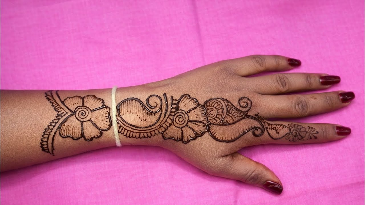 Arabic mehandi design|How To Make Arabic mehandi designs #arabicmehandi#.ehandi