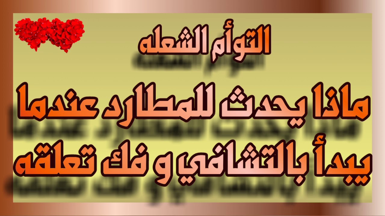 التوأم الشعله : هذا ما يحدث للمطارد عندما يبدأ بالتشافي و البعد عن توأمه