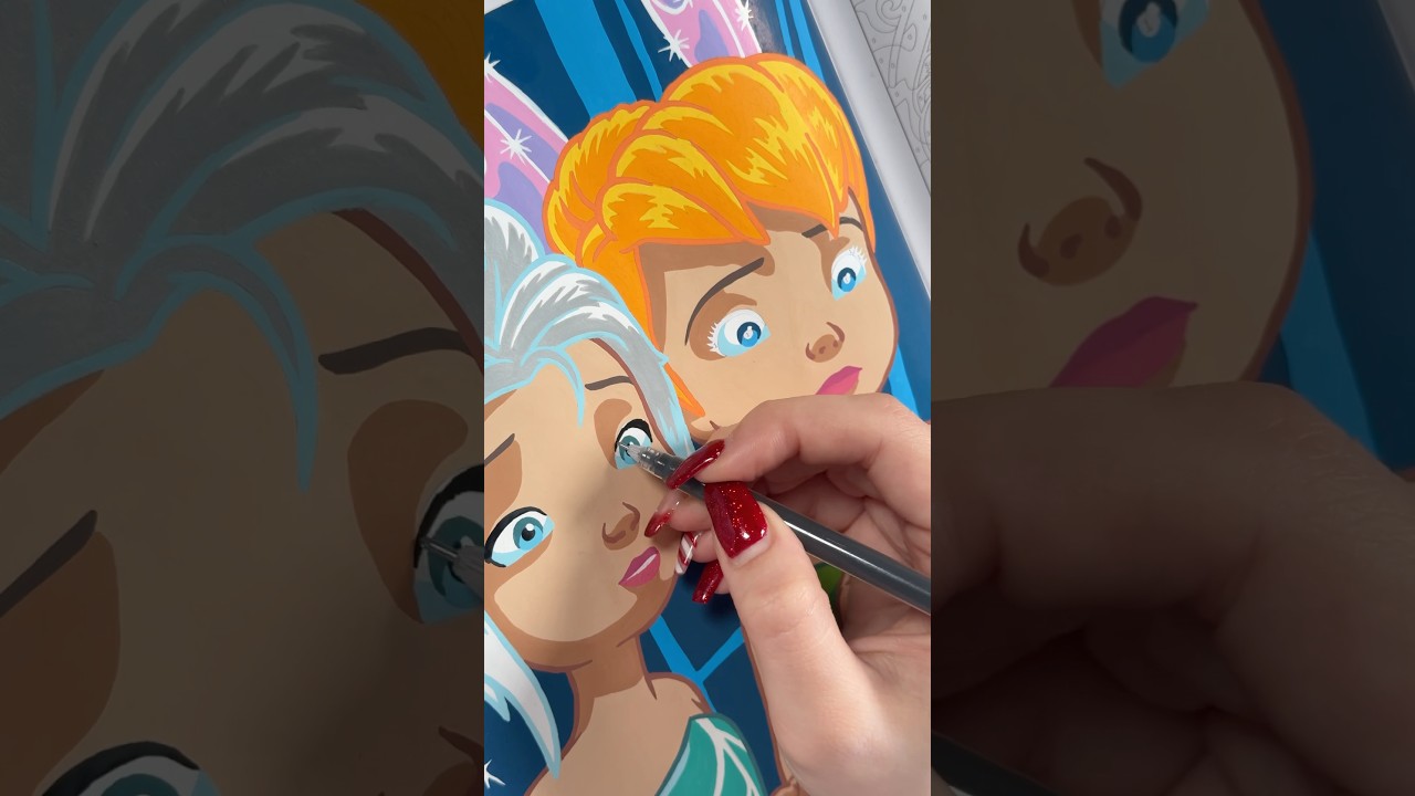 Tinkerbell🧚🏻‍♀️ Disney Mystery Coloring Book🎨 