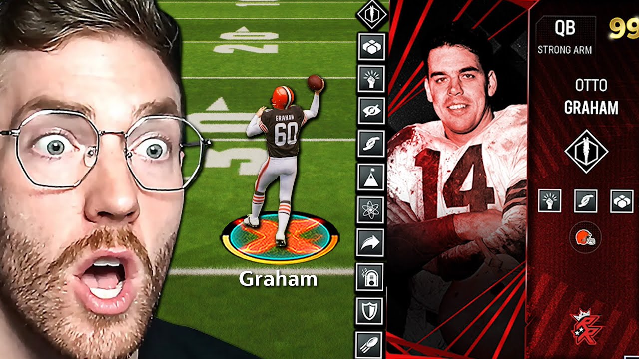 99 Overall Otto Graham Gets Every Ability For FREE