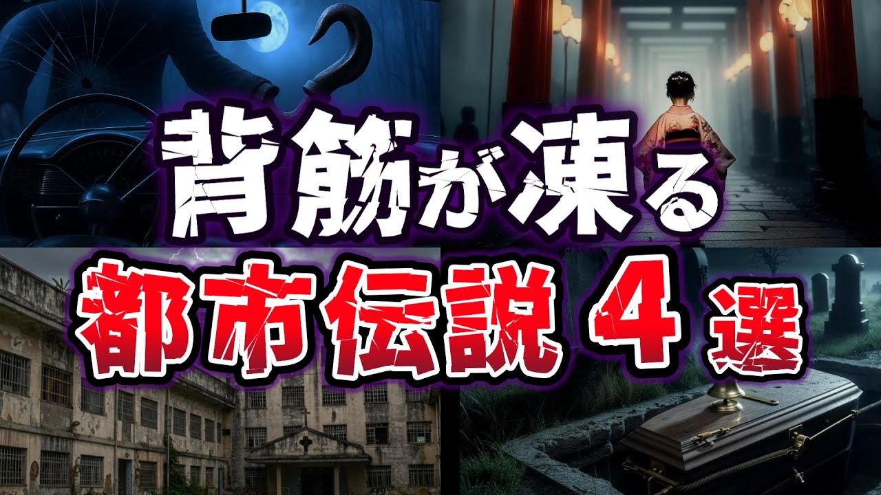 【ゆっくり解説】背筋が凍る!! 知ると後悔する…本当にあった 怖い都市伝説４選