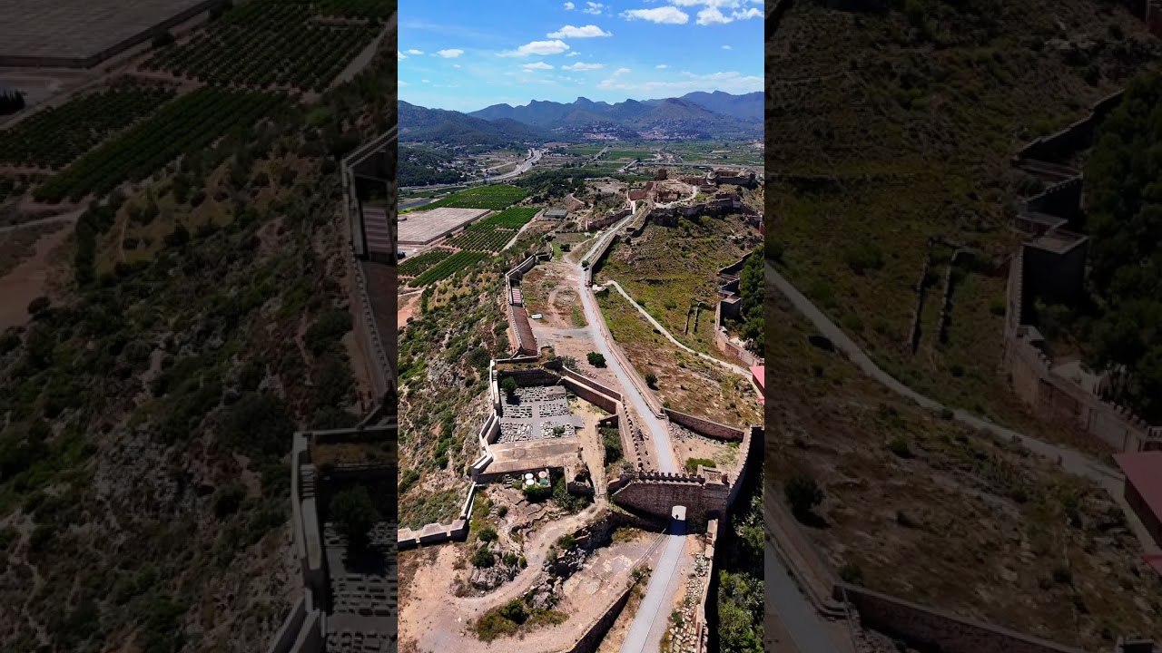 Sagunto Castle, Spain 🇪🇸 4K Drone Footage