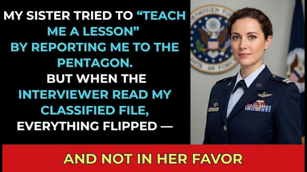 My Sister Reported Me to the Pentagon – Until the Interviewer Read My Classified File