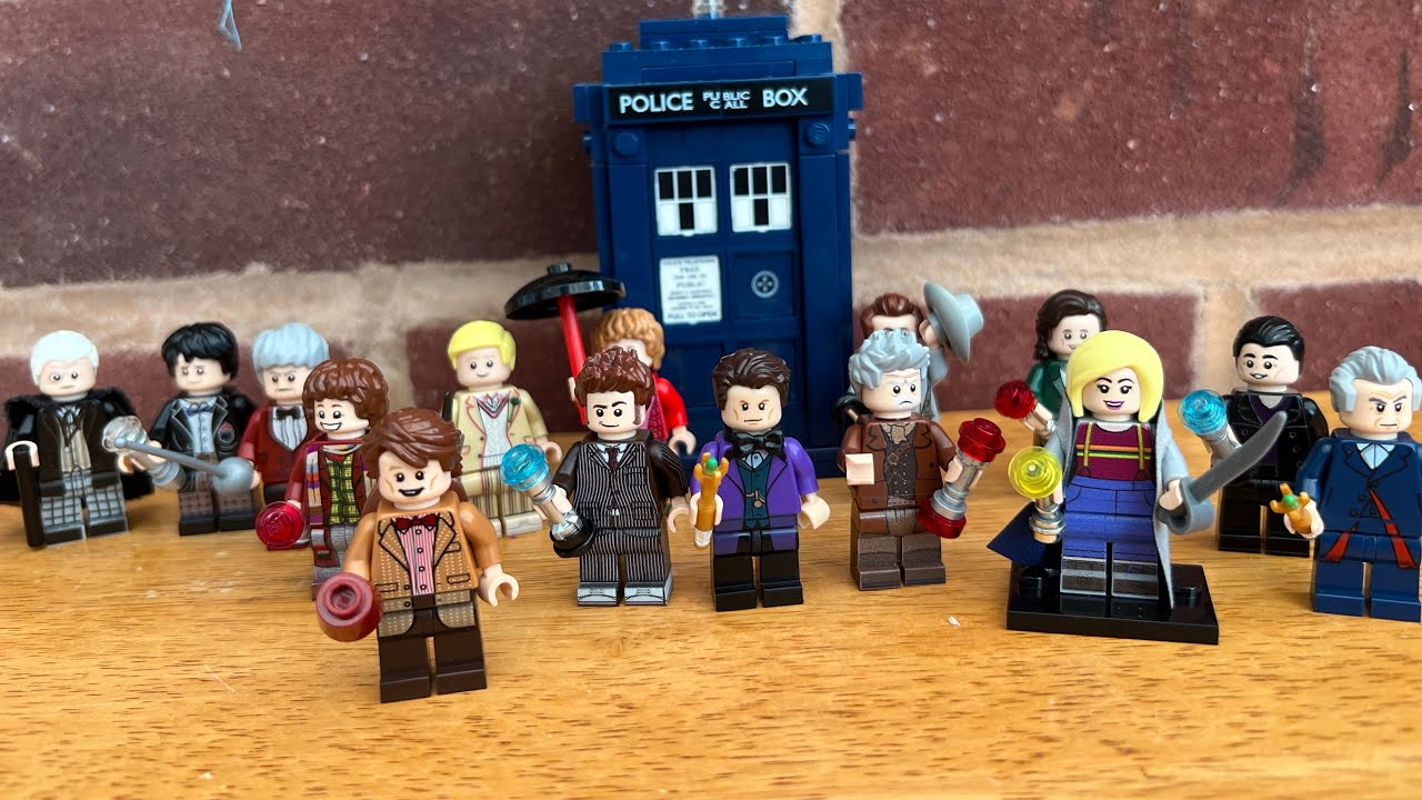LEGO Doctor Who - All 14 Regenerations | NEW Custom LEGO Minifigures | Review (Time Stamps Bellow)