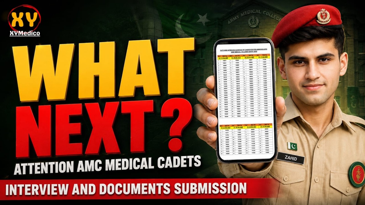 What Next? after AMC Initial Test: AMC Medical Cadet Merit List 2026 and GHQ Document submission